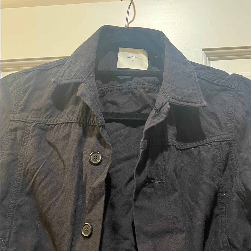 Billy Reid Women's Cropped Black Jacket